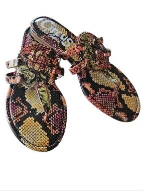 Circus By Sam Edelman Canyon Medallion Flat Sandals, Size 8, Multi- Color